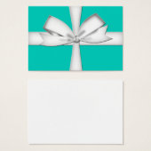 Aquamarine Visitenkarte (Vorne & Hinten)