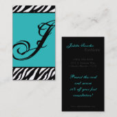 Aquamarine Visitenkarte (Vorne/Hinten)