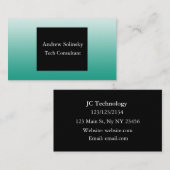 Aquamarine Visitenkarten Visitenkarte (Vorne/Hinten)