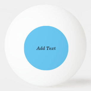 Aquamarine Vorlage für Text hinzufügen Tischtennisball