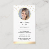 Aquamarine Wasserfarbe Sukkulente Kuchen Konditore Visitenkarte (Rückseite)