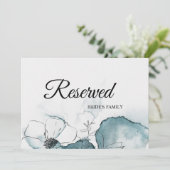 Aquamarine Wasserfarbenskizze vorbehaltenes Zeiche (Stehend Vorderseite)