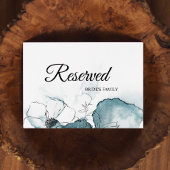 Aquamarine Wasserfarbenskizze vorbehaltenes Zeiche