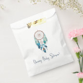 Aquamarine Watercolor Dreamcatcher Babydusche Geschenktütchen (Versiegelt)