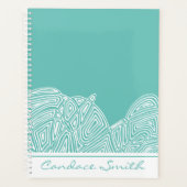 Aquamarine Waves Planer (Vorderseite)