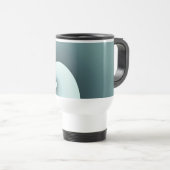 Aquamarine Waves Reisebecher (VorderseiteRechts)