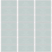 Aquamarine Wedding Guest Address Labels (Vorderseite)