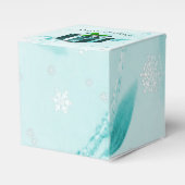 Aquamarine Weihnachtsgeschenkbox Geschenkschachtel (Vorderseite)