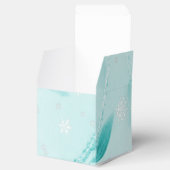 Aquamarine Weihnachtsgeschenkbox Geschenkschachtel (Geöffnet)