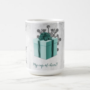 Aquamarine Weihnachtsgeschenke Tasse