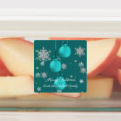 Aquamarine Weihnachtsschmuck Backetiketten Etiketten (Befestigt)