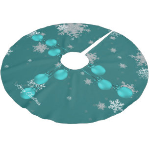 Aquamarine Weihnachtsschmuck Treppenhaus Polyester Weihnachtsbaumdecke