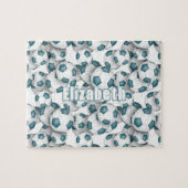 aquamarine weiße Mannschaft färbt Jungs Fußball Puzzle (Horizontal)