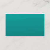 Aquamarine Welle - Geschäft Visitenkarte (Rückseite)