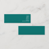 Aquamarine Welle - Haut Mini Visitenkarte (Vorne/Hinten)