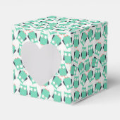 Aquamarine Whimsical Owls Geschenkschachtel (Vorderseite)