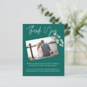 Aquamarine White-EUCALYPTUS-Hochzeit mit geringem  (Stehend Vorderseite)