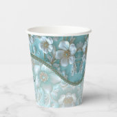 Aquamarine Whitepaper Pappbecher (Rückseite)