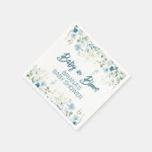 Aquamarine Wildblumen Kinderdusche Serviette (Ecke)