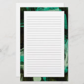 Aquamarine Windows I Briefpapier (Vorne/Hinten)