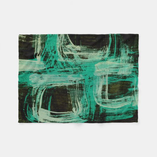 Aquamarine Windows I Fleecedecke (Vorderseite (Horizontal))