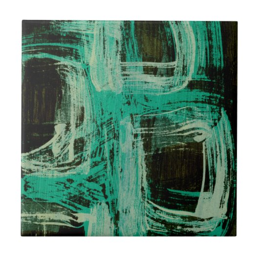 Aquamarine Windows I Fliese (Vorderseite)