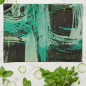 Aquamarine Windows I Geschirrtuch (Gefaltet)