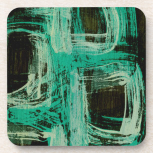 Aquamarine Windows I Getränkeuntersetzer