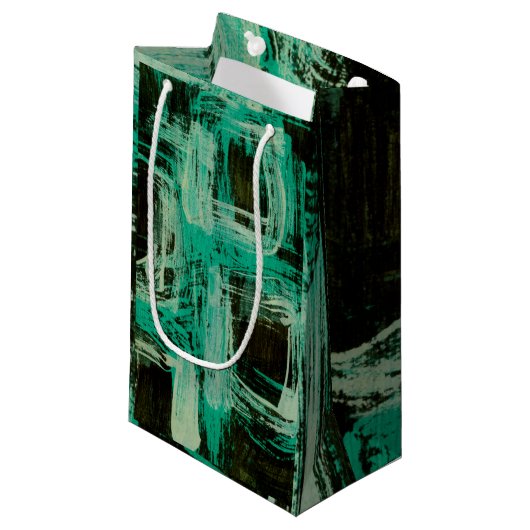 Aquamarine Windows I Kleine Geschenktüte (Vorderseite Schrägansicht)