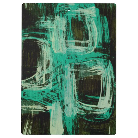 Aquamarine Windows I Klemmbrett (Rückseite)