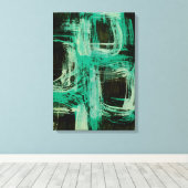 Aquamarine Windows I Leinwanddruck (Insitu (Holzboden))