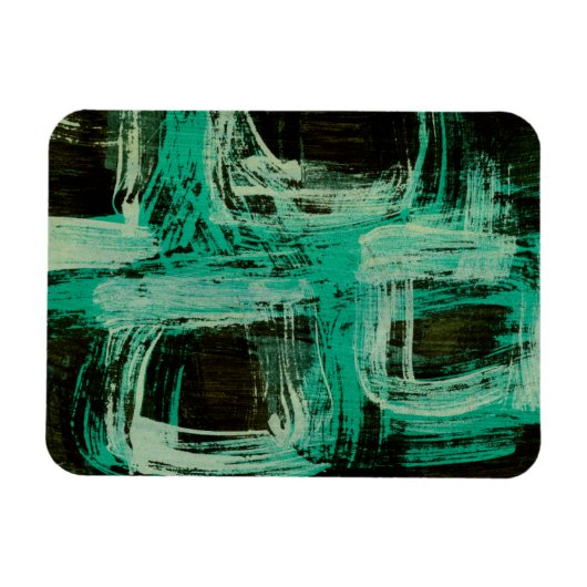 Aquamarine Windows I Magnet (Horizontal)