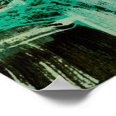 Aquamarine Windows I Poster (Ecke)