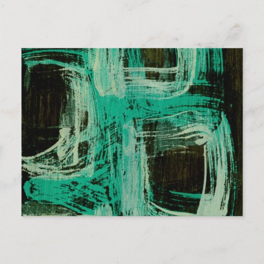 Aquamarine Windows I Postkarte (Vorderseite)