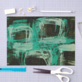 Aquamarine Windows I Seidenpapier (Handwerk)