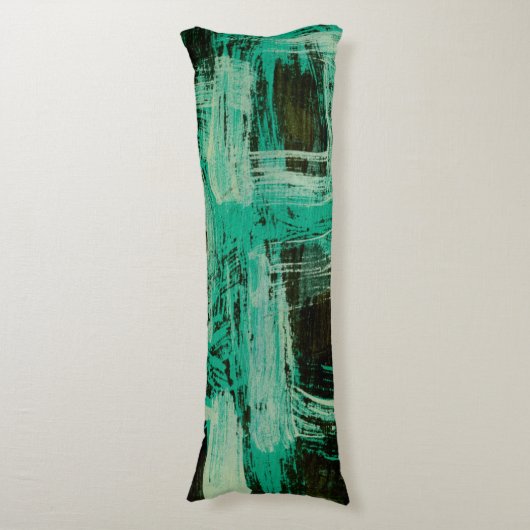 Aquamarine Windows I Seitenschläferkissen (Vorderseite Vertikal)