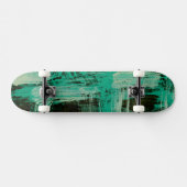 Aquamarine Windows I Skateboard (Horizontal)