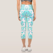 Aquamarine Yoga Pants Capri Leggings (Rückseite)