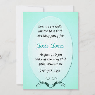 Aquamarine zum Geburtstag Einladung