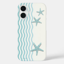 Aquamariner Abstrakter Strand Starfish TelefonCase iPhone 16 Hülle