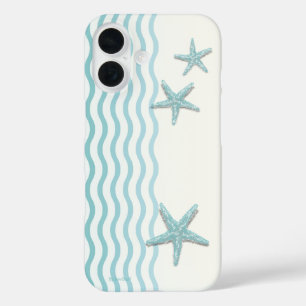 Aquamariner Abstrakter Strand Starfish TelefonCase iPhone 16 Hülle