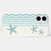 Aquamariner Abstrakter Strand Starfish TelefonCase Case-Mate iPhone Hülle (Rückseite (Horizontal))