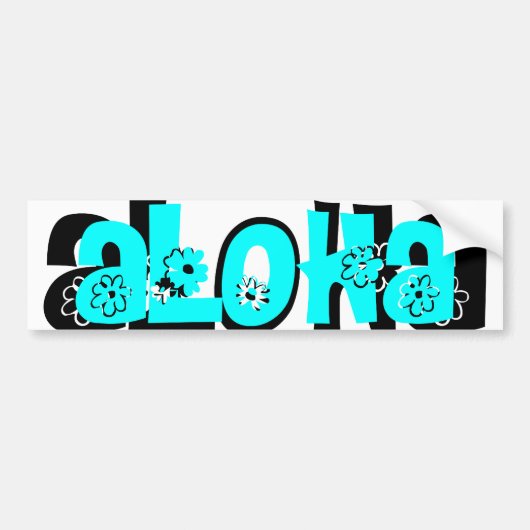 aquamariner aloha Autoaufkleber (Vorne)