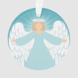Aquamariner Angel Ornament