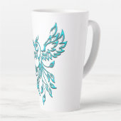 Aquamariner Anstieg des Blue Phoenix Milchtasse (Rechte Ecke)