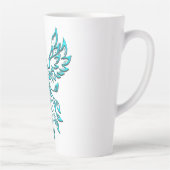 Aquamariner Anstieg des Blue Phoenix Milchtasse (Rechts)