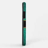 Aquamariner Aqua Glitzer Sequin iPhone 5 Mate Toug Case-Mate iPhone Hülle (Hinten/Rechts)