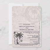 Aquamariner Bahamas-Passport-Einladung Einladung (Vorderseite)