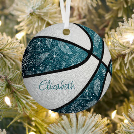 aquamariner Basketball-Basketball Ornament Aus Metall