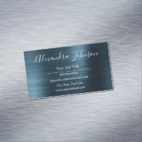 Aquamariner Blaue Foil Moderne und elegant